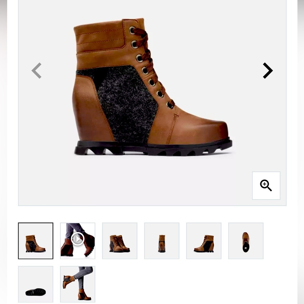 NWOT Sorel Joan of Artic wedge boot